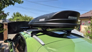 portbagaj Menabo Sonic si cutie portbagaj Menabo Marathon Dark 400 - imagine 6