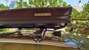 portbagaj Menabo Sonic si cutie portbagaj Menabo Marathon Dark 400 - imagine 5