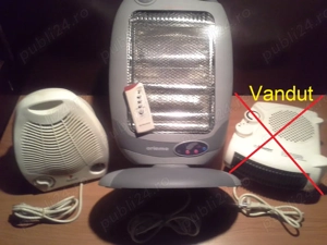 Aeroterme si Radiator Halogen cu Telecomanda