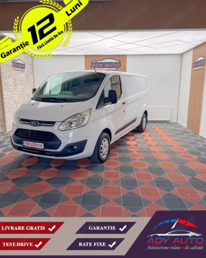 FORD TRANSIT-CUSTOM , 2,0 Diesel . 131 Cp . Euro 6 . An 2016 Noiembrie . Rate fixe avans ZERO ! 
