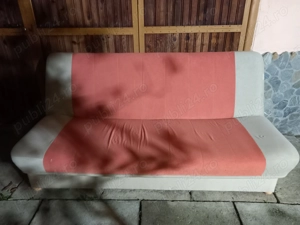 Canapea extensibila cu lada depozitare