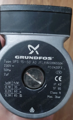 Vand pompa apa centrala PN:59965504  UPS 15-50