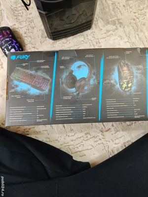 PC Gaming I7 4690K Radeon RX580 8GB, 20GB RAM Monitor LG kit Tastatura Mouse Casti - imagine 4