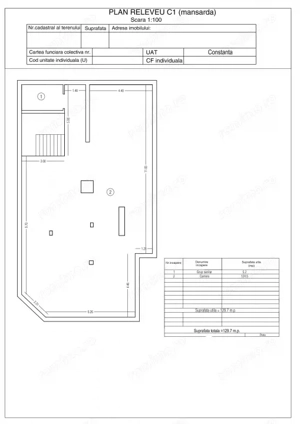 Ultracentral - Tomis Mall, spatiu IDEAL BIROURI,  120 mp., mobilat modern - imagine 18