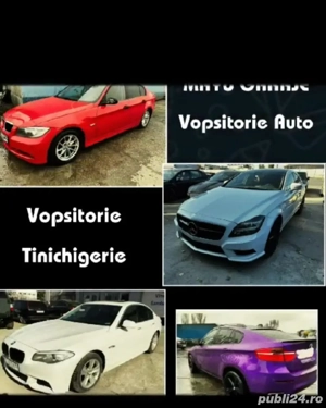 Vopsitorie auto rapida la preturi avantajaose