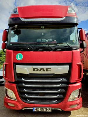 Vând ansamblu complet mega Daf xf an 2018, semiremorcă Krone 2015  - imagine 3