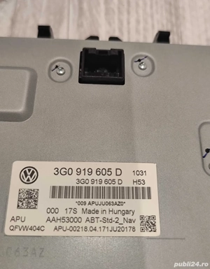 Display ecran navigație MIB 6.5 inch Passat B8 cu ramă, Golf 7, Tiguan - imagine 5