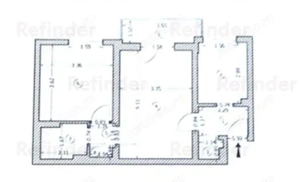 vanzare apartament 2 camere | Titan | zona verde | frumoasa | bloc 4 etaje reabilitat | etaj 4 | 52m - imagine 14