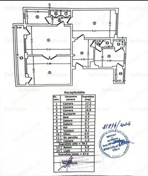 vanzare apartament 3 camere | oferta unica | Universitate - Parc Cismigiu | etaj 2 6 | bloc 1958 | p - imagine 9