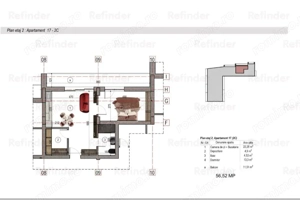 vanzare apartament 2 camere,  Nicolae Grigorescu, bloc 2025 in constructie,  etaj 1 3, decomandat, 5 - imagine 13