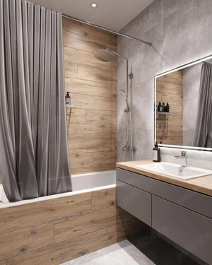 Apartament 2 camere | ferestre panoramice, fatada ventilata, aparat AC inclus - imagine 3