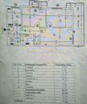 Apartament 3 camere cu centrala- Lujerului - imagine 12