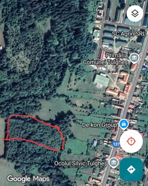 Teren păsune extravilan impadurit