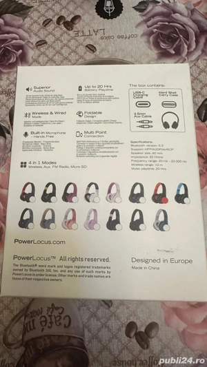 Casti wireless Power Locus P2 sigilate - imagine 2