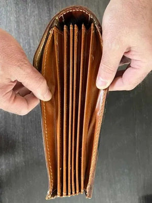 Servieta piele cca 1950 - imagine 3