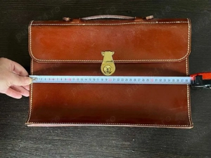 Servieta piele cca 1950 - imagine 5