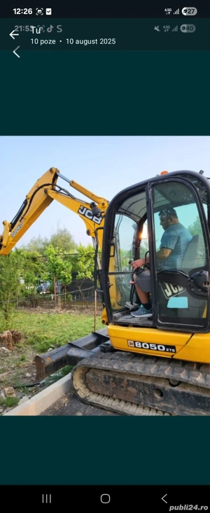 vand excavator jcb 80 50 - imagine 5
