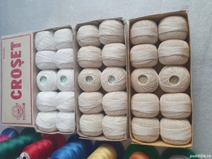 Ațe macrame mătase brodat croșetat cusut noi - imagine 2