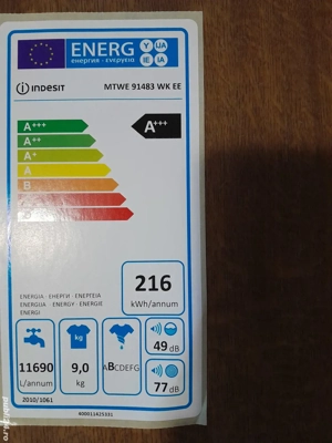 Vând mașină de spălat rufe Indesit  - imagine 2