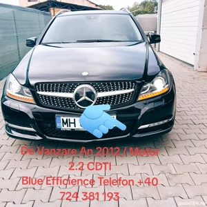Mercedes c class 2.2 cdi blue eficience, 2012