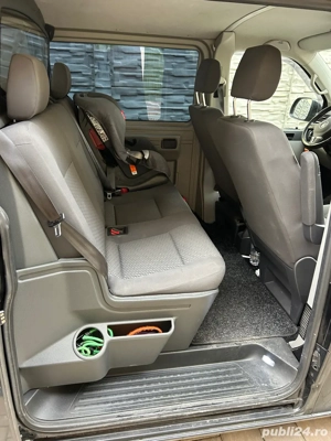 Vw transporter t5, 5 locuri si dubita, 4x4, 180 cp,webasto, extra lung - imagine 9