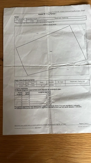 Vand teren extravilan, la iesire din Onesti, suprafata de 1052mp