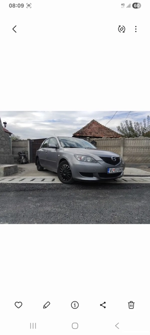 mazda 3 din 2004 motor  1,6 benzina acte valabile  - imagine 2