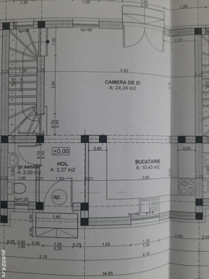 apartament 3 camere in casa apartamentata cu teren exterior  - imagine 3
