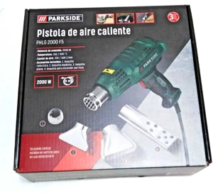 pistol cu aer cald parkside 2000 w, doua trepte ,350 - 600  C, Nou! - imagine 4