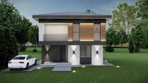 Casa individuala moderna in ansamblu Comuna Berceni - imagine 3