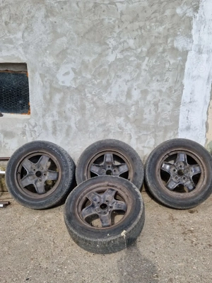 Roți tabla structurale cauciucuri iarnă  Semperit R16 vw 5×112 echilibrate  - imagine 3