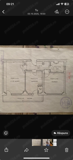 Vand ap cu 2 camere conf 1 dec, et 7, Dorobanti cu Garii