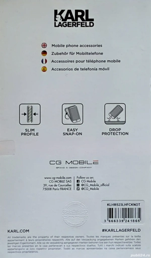 Husa Karl Lagerfeld Mag Safe Samsung S23 Ultra - imagine 3