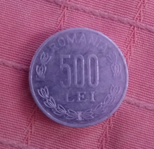Vand 2 monede de 500 lei