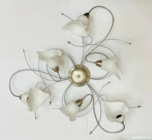 Lustra 6 becuri. Curier. Ramburs