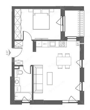 Comision 0%! Apartament 2 camere, finisat, balcon, garaj, zona Somesului - imagine 6