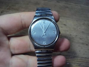 ceas Swatch Swiss Made cadran metalic - imagine 3