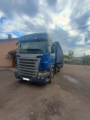 Scania G440 cu sistem abrollkipper plus remorca HUFFERMANN - imagine 2