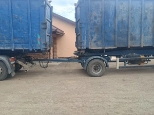 Scania G440 cu sistem abrollkipper plus remorca HUFFERMANN - imagine 4