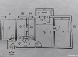 De vanzare apartament 3 camere, zona Alexandru cel bun, - imagine 6