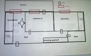 Apartament cu 2 camere, decomandat, 60 mp, terasa, zona Observatorului  - imagine 8