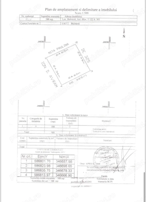 Vand teren 600m2 intravilan - Balotesti - Vis-a-vis de Therme