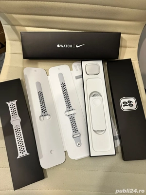 Apple Watch Nike 7, GPS, Carcasa Starlight Aluminium 41mm