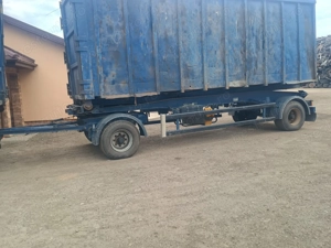 Scania G440 cu sistem abrollkipper plus remorca HUFFERMANN - imagine 6