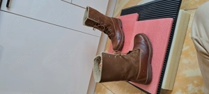 Bocanci din piele naturala Timberland 39 - imagine 2