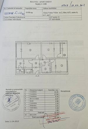 Proprietar, vand Apartament 3 camere dec. Et. 1 4 Romancierilor, Drumul Taberei - imagine 2