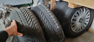 Roti iarna 195/65/15 prindere 5x112 skoda,audi,vw,seat - imagine 3