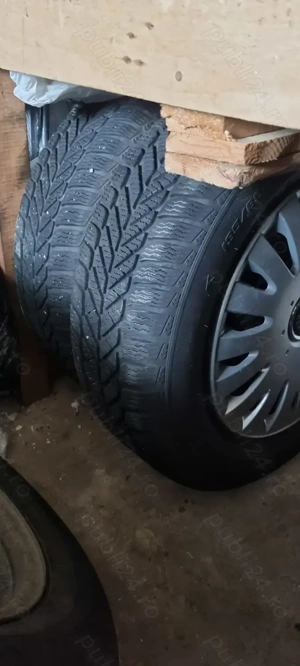 Roti iarna 195/65/15 prindere 5x112 skoda,audi,vw,seat - imagine 7