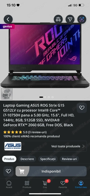Laptop Asus Rog Strix G15