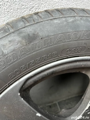 Jante OZ, cu anvelope de vara Firestone, Vw, Skoda, Seat, Audi - imagine 2